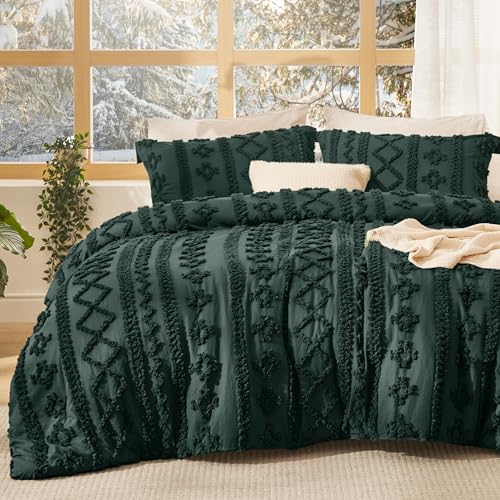 Tufted Boho Comforter Set King Size