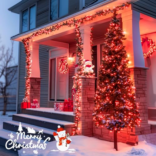 400 LED Red Christmas Lights (132 Foot)