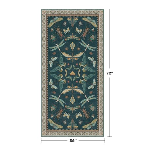 Teal 3x6 Entryway Rug (18 Sq Ft)