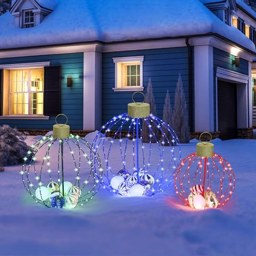 Outdoor Christmas Decorations (3 Count)