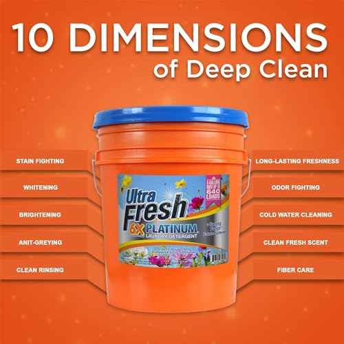 6X Platinum Detergent + Softener & Fresh Scent Sheets Bundle (640 Fl Oz)