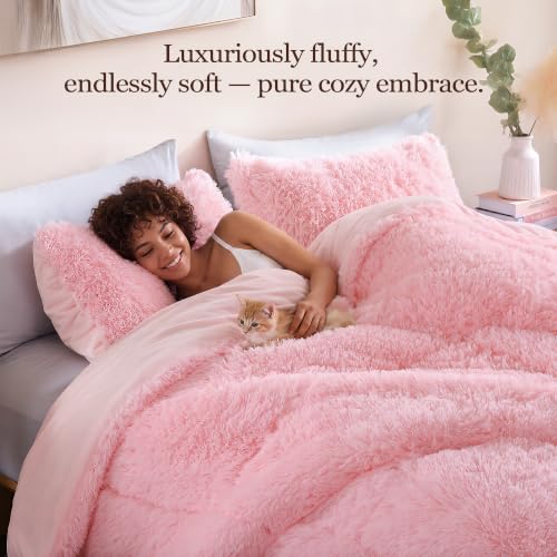 Fluffy King Size Comforter Set