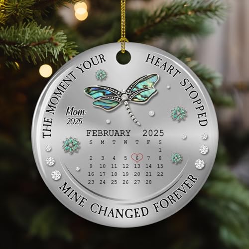 Memorial Ceramic Ornament Personalized Butterfly My Mind Still Talks to You