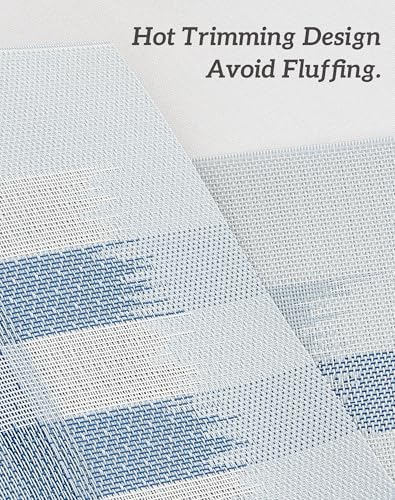 Geometric Print Blue Placemats Set of 12 (2.5 Count)