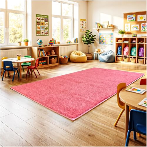 Soft & Colorful 7' x 7' Kids Classroom Area Rug