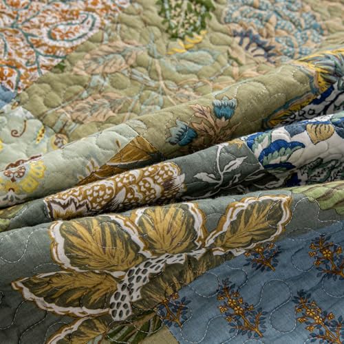 Oversized King Bedspreads Patchwork Quilt Set