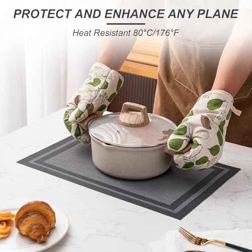 Placemats Set of 4 Washable Indoor (4 Count)
