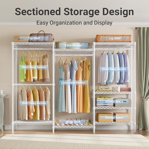 V5 Plus Heavy Duty Clothes Rack