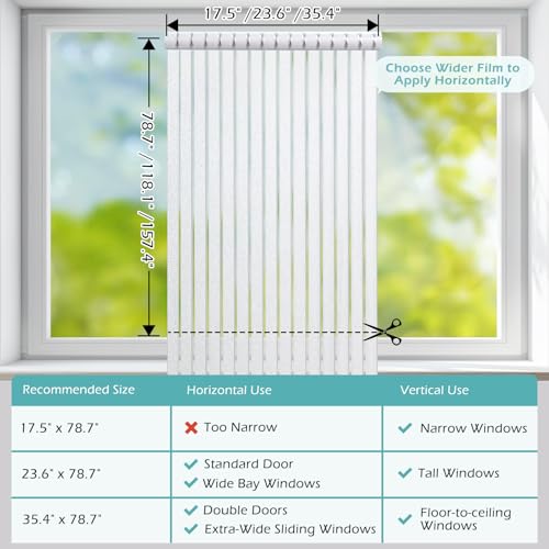 Window Privacy Film (25.83 Sq Ft)