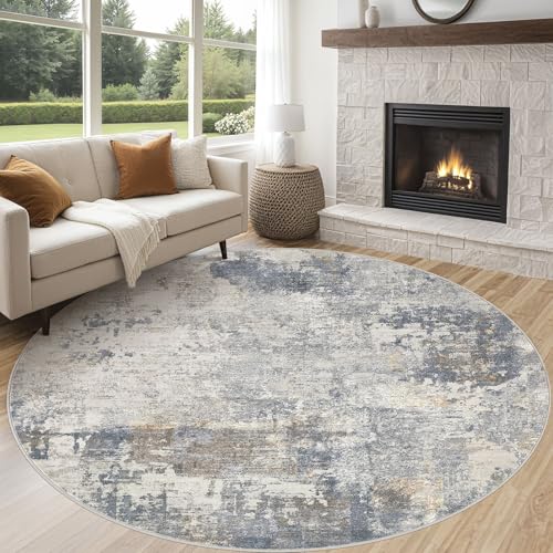 8ft Round Area Rug Living Room Rugs