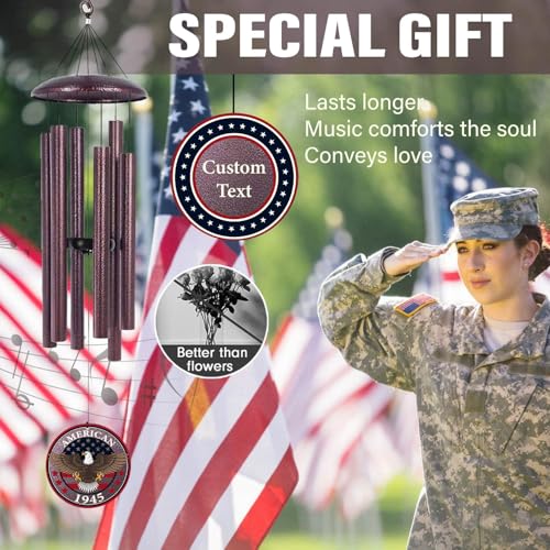 Personalized Wind Chimes for Military