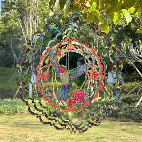 Wind Spinners Outdoor Hummingbird