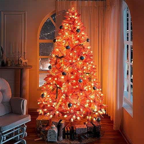 6.5ft Pink Christmas Tree with Lights