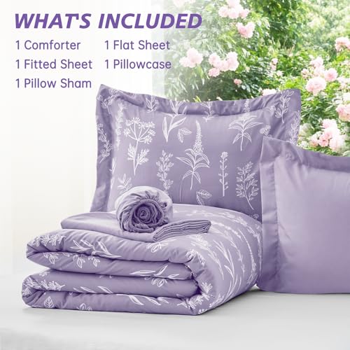 Lavender Twin Comforter Set