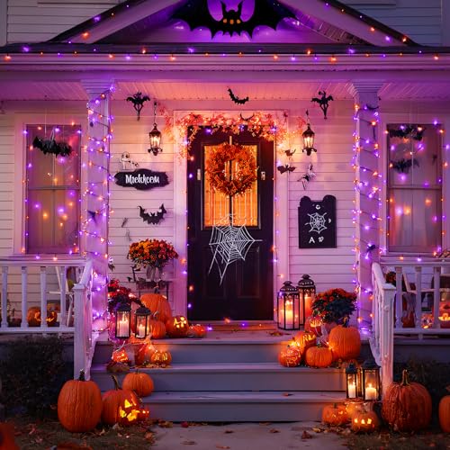 2 Pack Solar Halloween Lights (206.7 Foot)