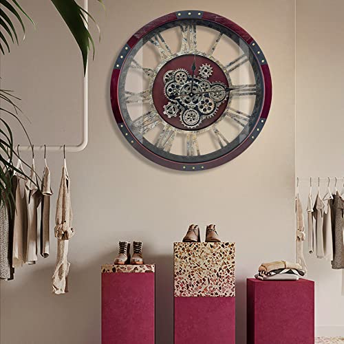 30" Original Moving Gears Wall Clock