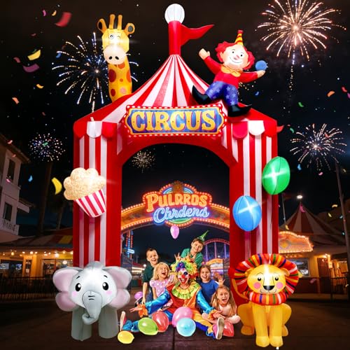 10FT Circus Party Arch Outdoor Decoration Inflatable