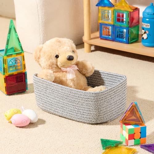 Small Storage Baskets for Organizing (3 Count)
