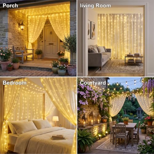300LED Fairy Curtain Lights