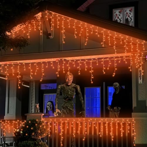 Orange Lights for Halloween (99 Foot)