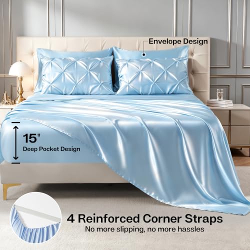 Satin King Size Comforter Set