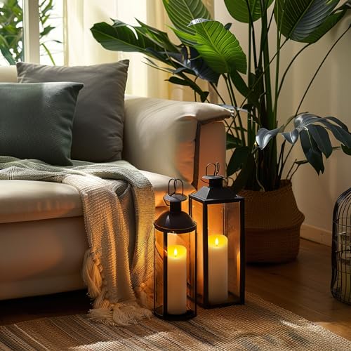 9" x 3" Flickering Flameless Candles (2 Count)