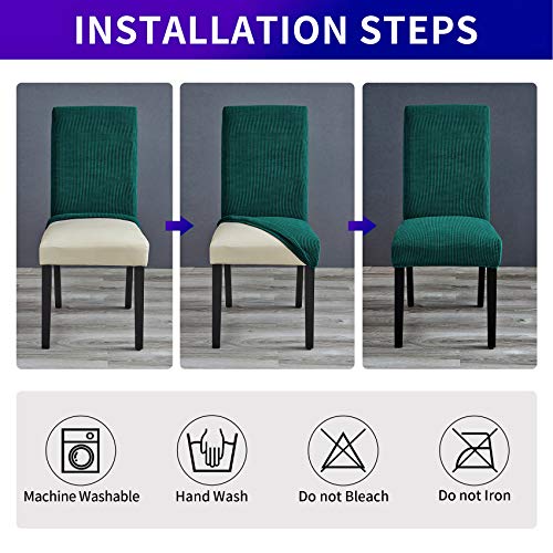Chair Covers for Dining Room Set of 2