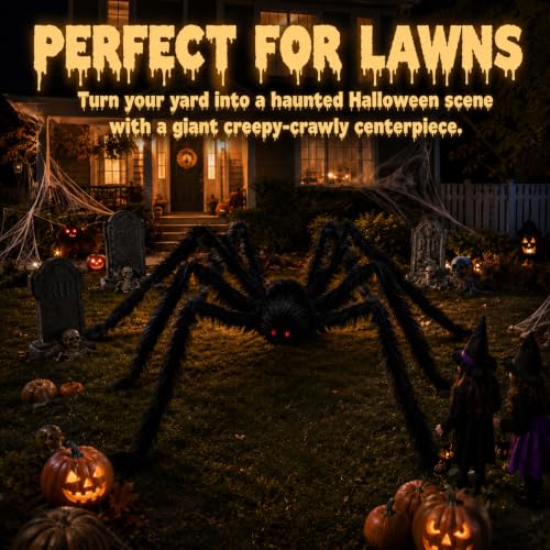 15FT Giant Spider Halloween Decorations Outdoor (15FT)