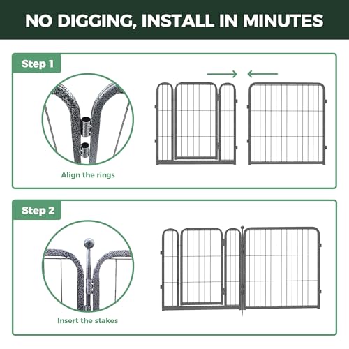 No Dig Garden Fence