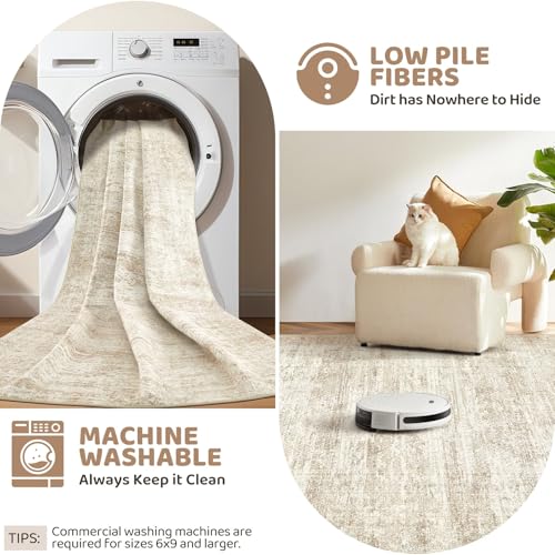 5x7 Washable Area Rug (35 Sq Ft)