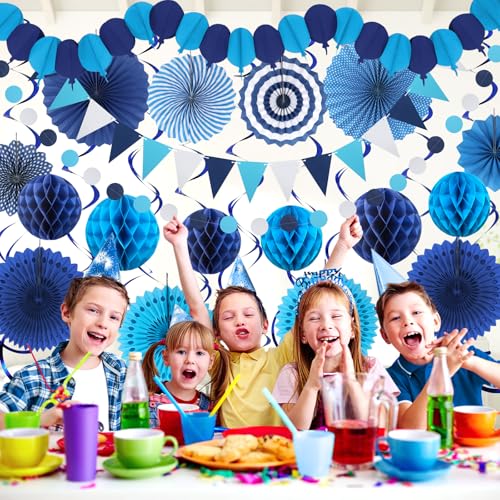 Blue Party Decorations (24 Count)