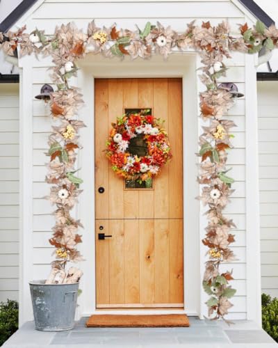 Fall Maple Leaves Garland Decoration