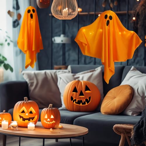 4Packs Hanging Ghosts Halloween Decor