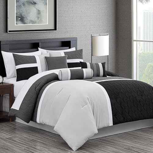 Upland 7 Piece Quilted Patchwork Comforter Set