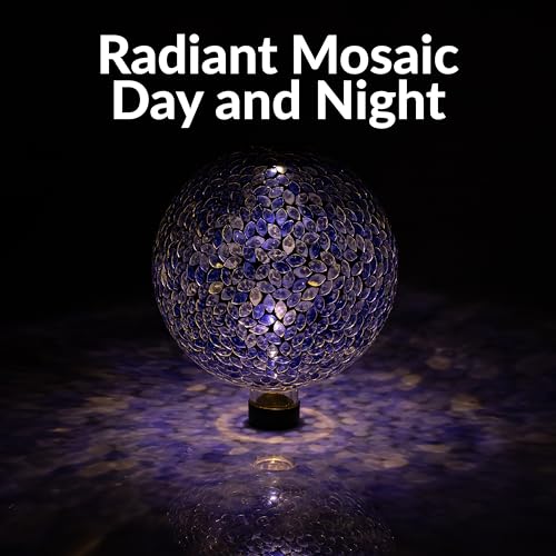 Sunnydaze Solar Gazing Ball for Garden