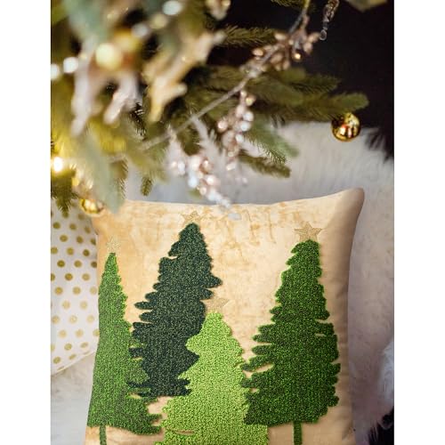Christmas Tree Pillow Covers 18x18