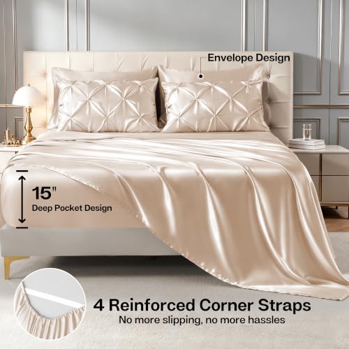 Satin California King Comforter Set