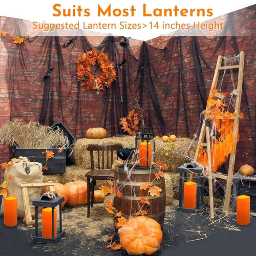 8" x 4" Large Outdoor Flameless Candles (2 Count)