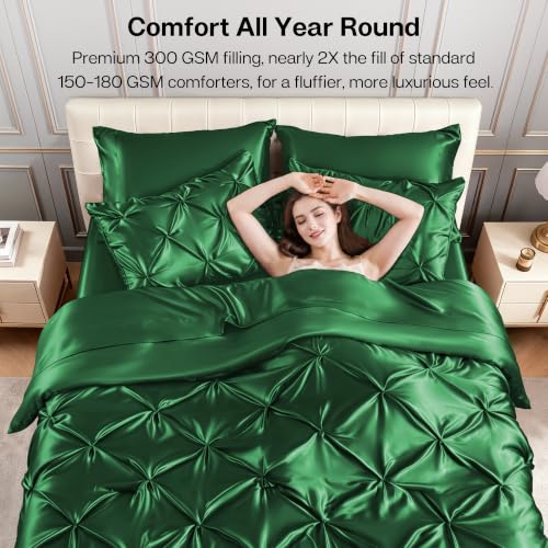 Satin King Size Comforter Set (7 Count)
