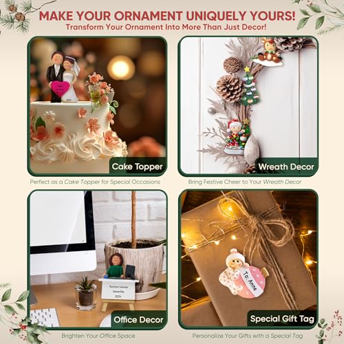 3D Personalized Babys First Christmas Ornament 2026 Boy