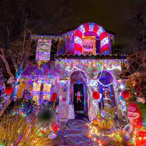33ft Icicle Lights for Outside