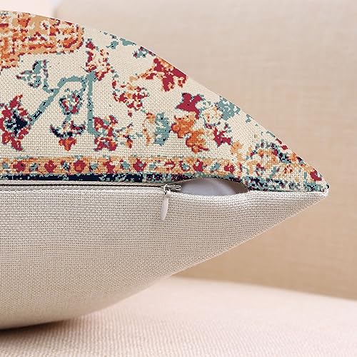 Outdoor Waterproof Pillow Covers 18X18 Inch Set of 2 (8 Count)