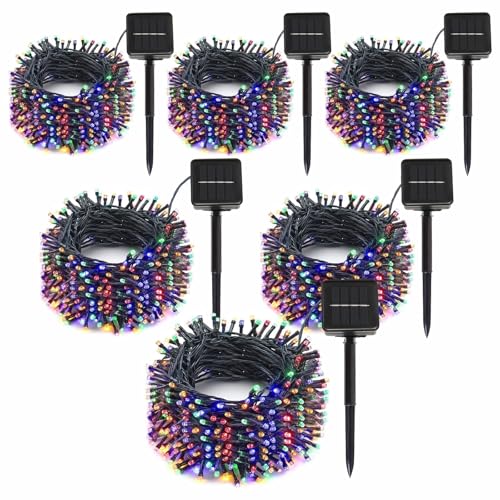 Solar String Lights Outdoor (6 Count)
