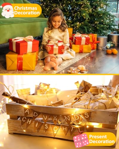 6 Pack 100 LED Fairy Lights Battery Operated with Remote