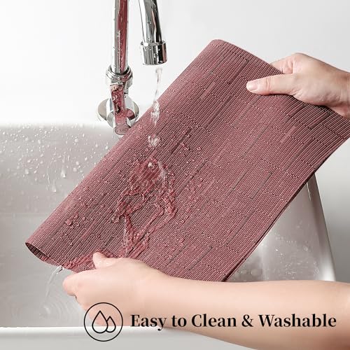 Burgundy Placemats Set of 6 (6 Count)