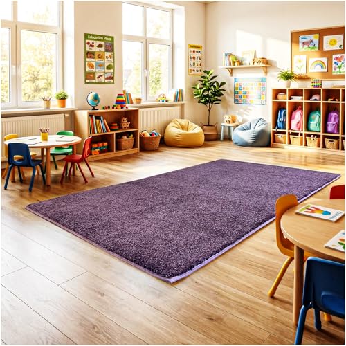 Soft & Colorful 6' x 9' Kids Classroom Area Rug
