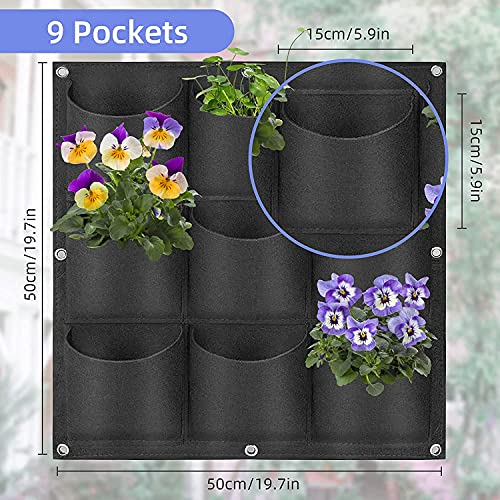9 Pockets Hanging Planter Bags