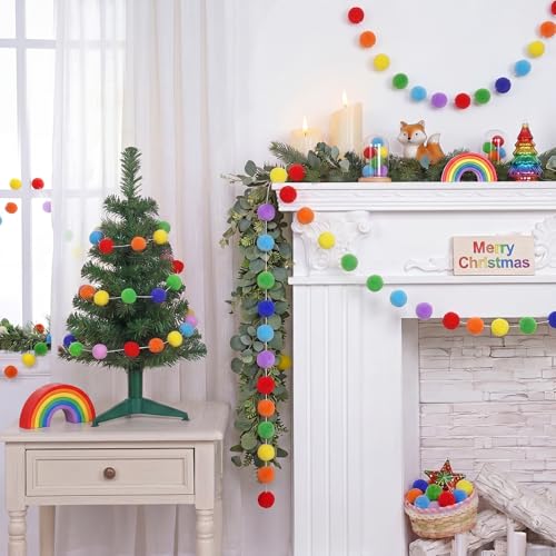 Pom Pom Garland Decorations (2 Count)
