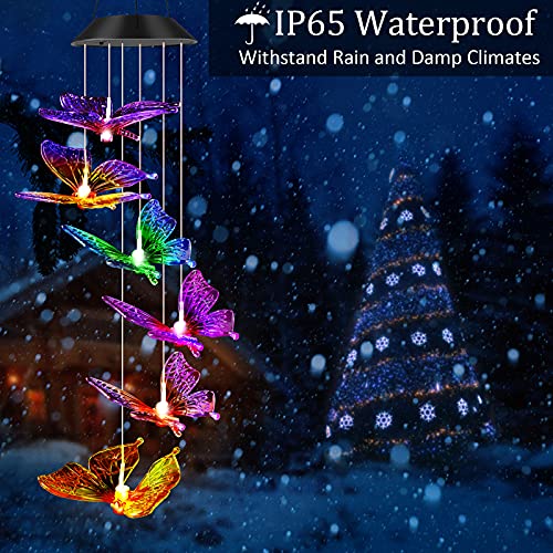 Colorful Butterfly Solar Lights for Outside