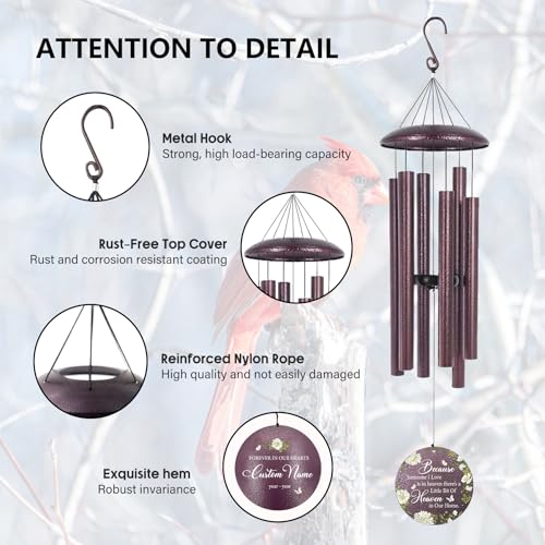 Memorial Wind Chimes Personalized